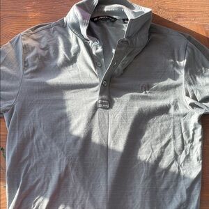 Travis Mathew Light Gray Polo Shirt